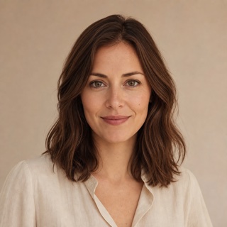 Porträt der fiktiven Autorin Lina Berg